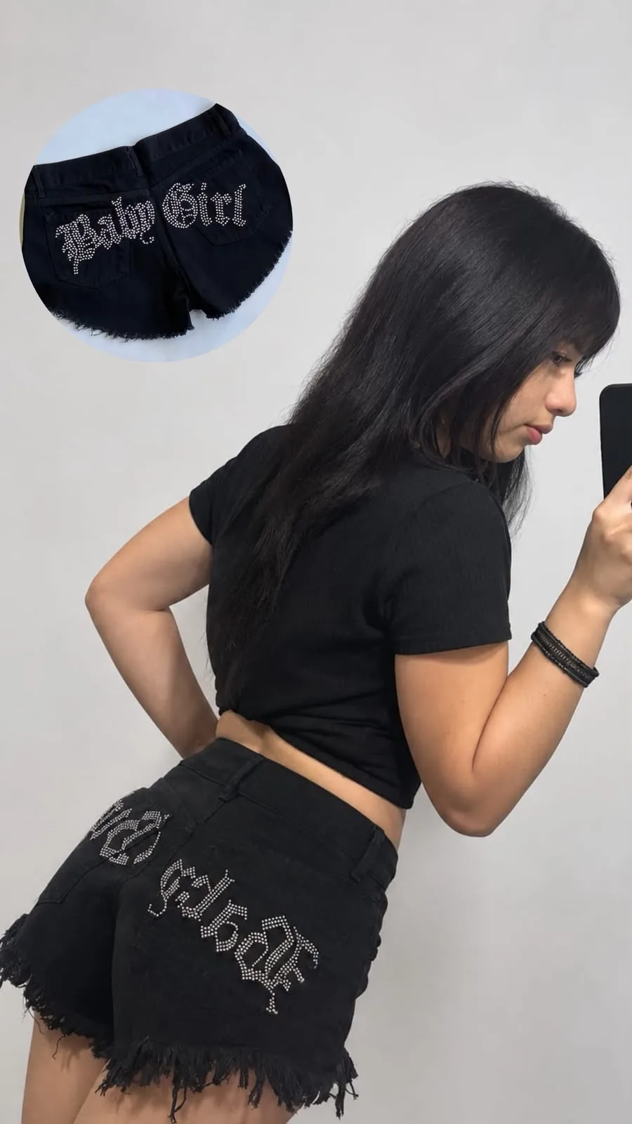 Short Brillos Traseros