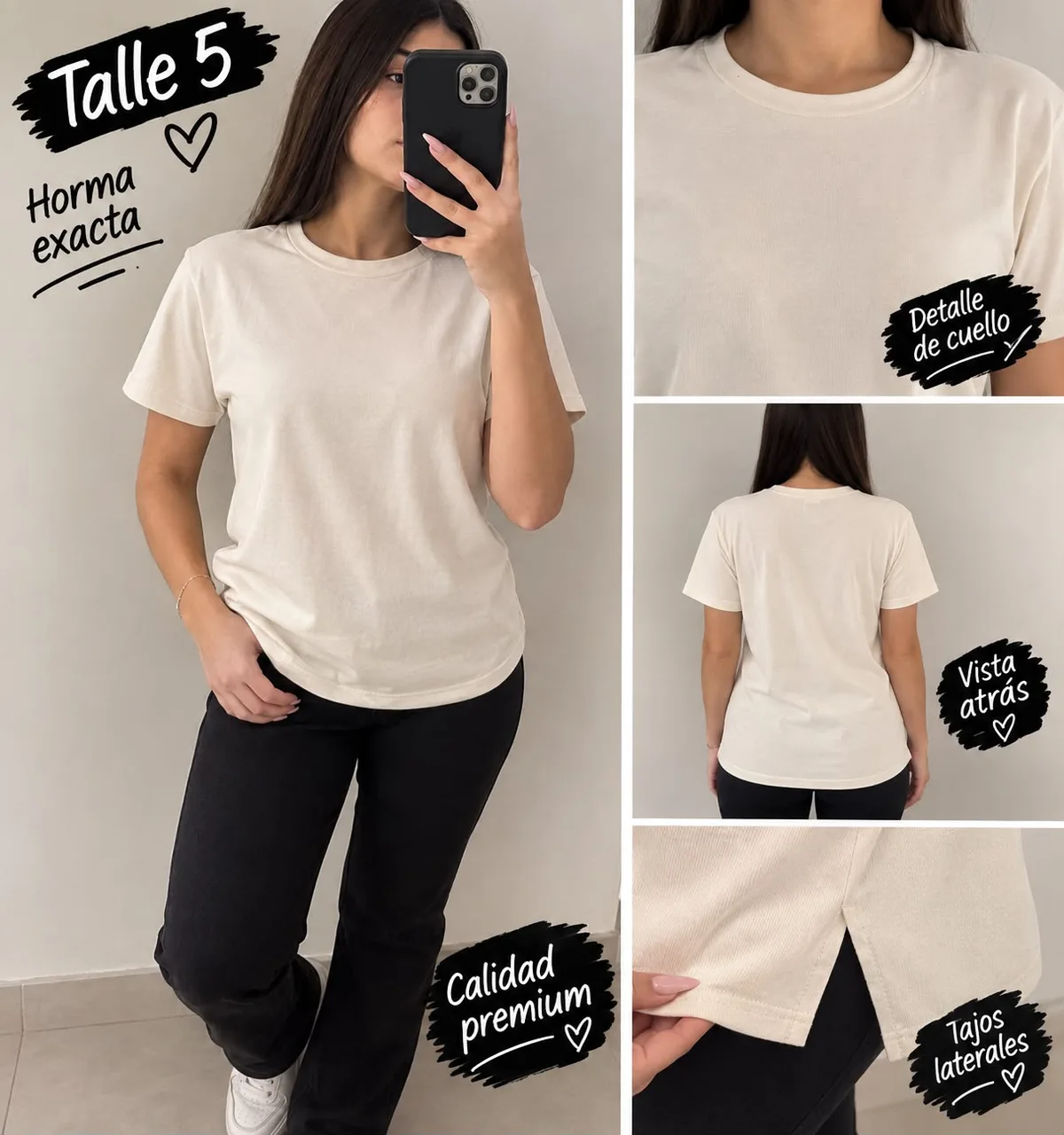 Remera Con Strass